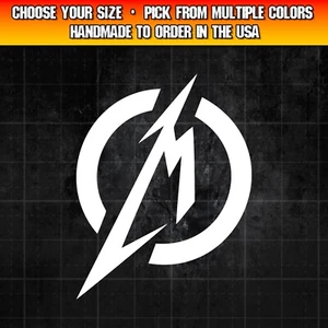 Metallica Decal for Cars, Trucks, Laptops, Metal, Thrash Metal, Hardwired Decal - Picture 1 of 1