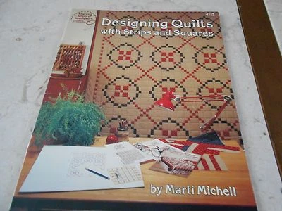 Designing Quilts Booklet by Marti Michell w/ Strips & Squares - Image 1 of 2