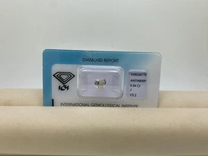 DIAMANTE 0,94 quilates corazón brillante VS2 Top Crystal (J) certificado IGI - Imagen 1 de 2