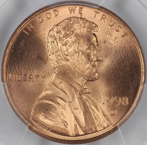 1998-D PCGS MS67RD Lincoln Cent 47065465 - Picture 1 of 3