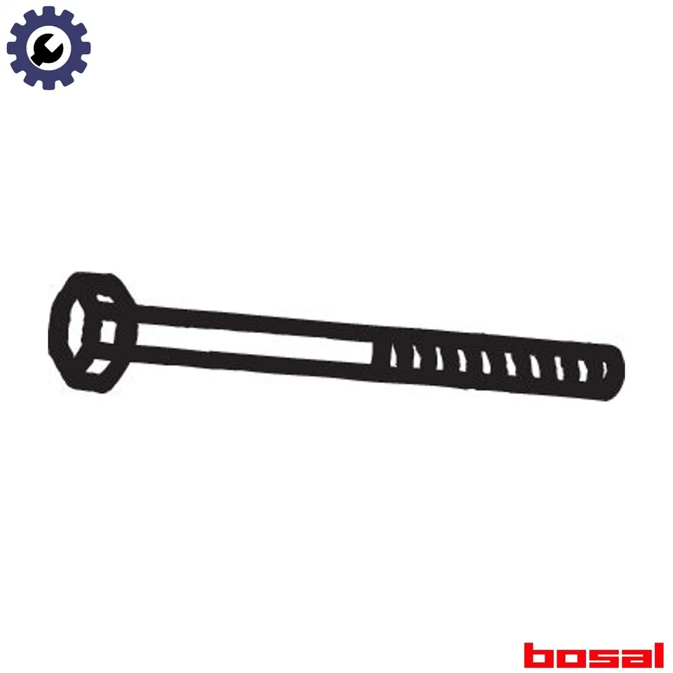 BOLT EXHAUST SYSTEM 258-885 FOR SKODA OCTAVIA/Combi/II LAURA VW VAN/Box/CADDY Foto 1 de 4