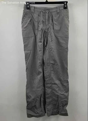 Pantalones de Senderismo The North Face Para Mujer Gris Frente Plano Convertible Pierna Recta Talla 2 Foto 1 de 4
