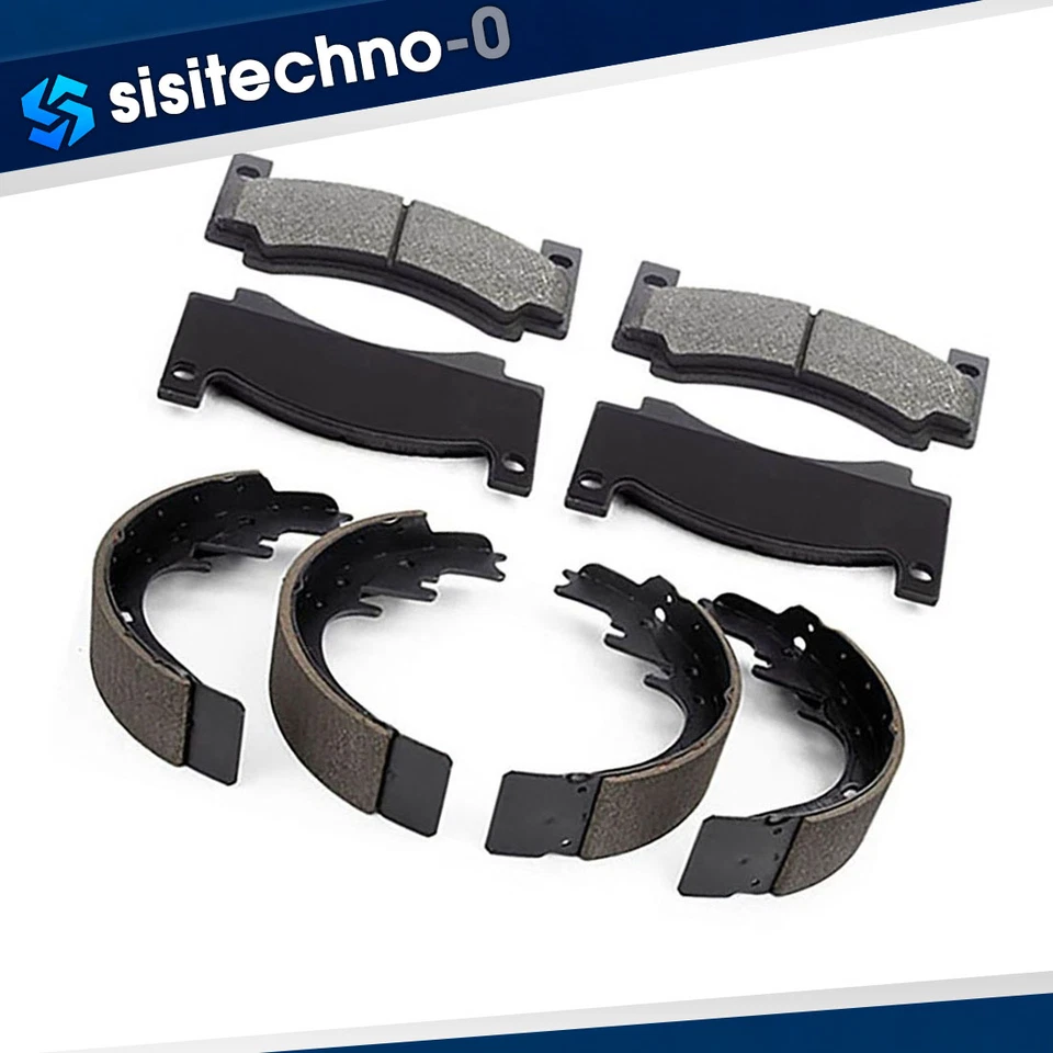 Pastillas de freno delanteras zapata de freno trasero para 1972 1973 International Harvester 1010 4,2 L Foto 1 de 4