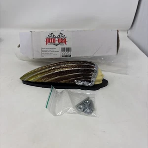 GUARDABARROS DELANTERO CABEZA INDIA LA MAYORÍA GUARDABARROS DELANTEROS 12V ILUMINADO led ámbar amarillo lente - Imagen 1 de 5