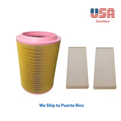 AF26163M 发动机空气过滤器和 2 个机舱 AF26405 适合沃尔沃卡车替换件 AF26472M — 第 1/4 张图片