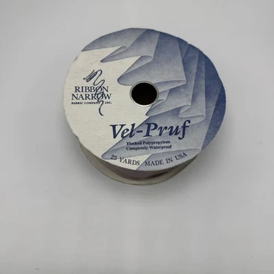 Flocked Velvet Ribbon Cranberry Red Waterproof 25 Yards Holiday Christmas - Image 1 of 4