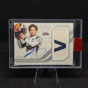 2021 Topps Dynasty F1 YUKI TSUNODA Rookie Patch Auto /10 #DAP-YTII - Picture 1 of 2