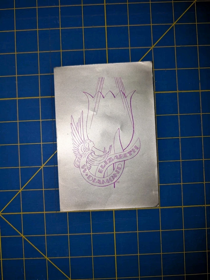 Ex libris Elizabeth Diamond By Sasha Kronbourg (Artist) bookplates  Foto 1 de 1