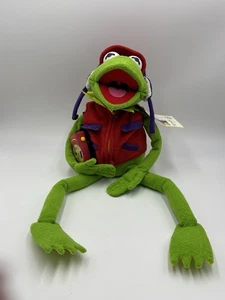 Kermit The Frog Macys Official Frog-Tographer Plush 26" Inch With Camera And Tag - Picture 1 of 9