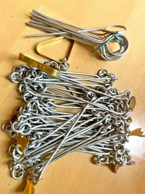 Survey Measuring Chain 5 Links 10 Meter With Arrow Service Chain Heavy Brass Ha. - Image 1 of 4