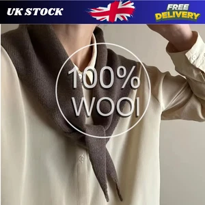 Woll Strick Dreieckstuch Warm Warm Tuch Neu Dreieck Strick Schals Winter - Bild 1 von 21