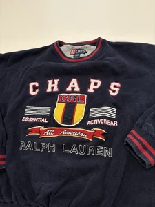Vintage Chaps Ralph Lauren Herren Pullover Large Pulli bestickt Gr. XL Y2K - Bild 1 von 7