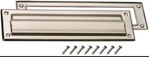 Gatehouse 308 954 Slot per cassetta postale in nichel satinato 2" x 11" - Foto 1 di 1