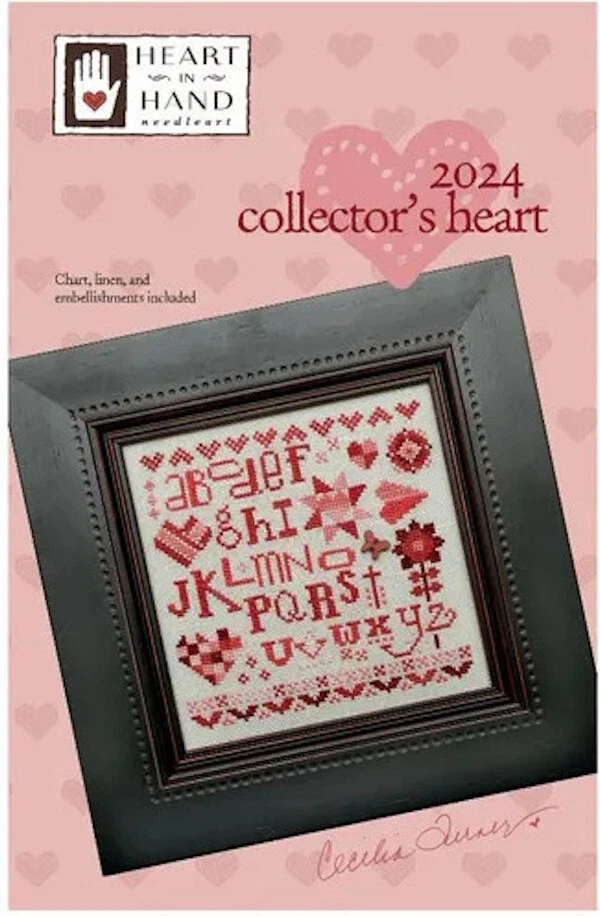 2024 Collector's Heart~Heart in Hand Needleart - Image 1 of 1