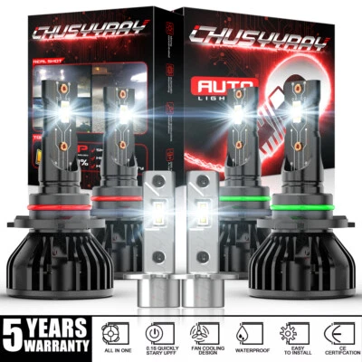 Para Acura NSX 1991-1993 6X LED Faro Bombilla Luz Alta Baja + Kit de Luz Antiniebla Foto 1 de 4