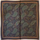 Foulard en soie pour hommes 100 cravate paisley carré foulard enveloppements affaires décontractés