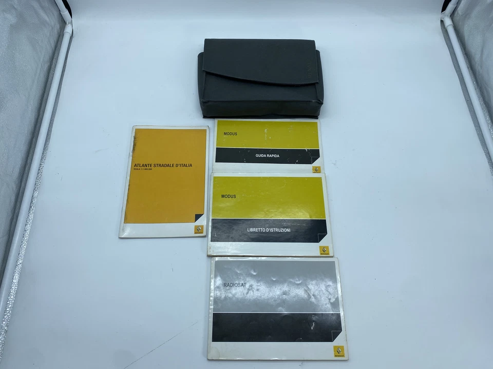 LIBRETTO USO E MANUTENZIONE RENAULT MODUS 2008 ITALIANO ORIGINALE - Immagine 1 di 4