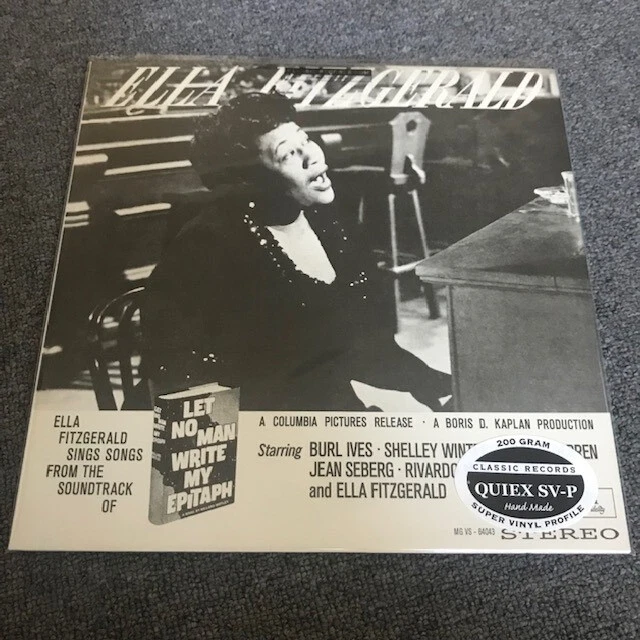 Ella Fitzgerald Let No Man Write My Epitaph 200g Classic QUIEX SVP Hand Made G2U - Image 1 of 1