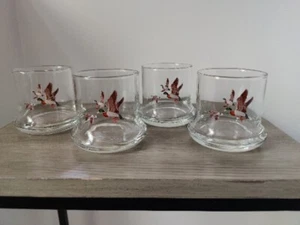 VINTAGE AVON 1981 CHESAPEAKE MALLARD DUCK DRINKING GLASSES-4 Glasses - Picture 1 of 16