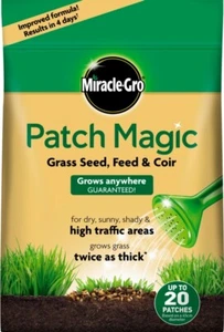 Miracle-Gro Patch Magic Grass Seed Feed Coir Grow Dry Sunny Shady Anywhere 1.5kg - Picture 1 of 1