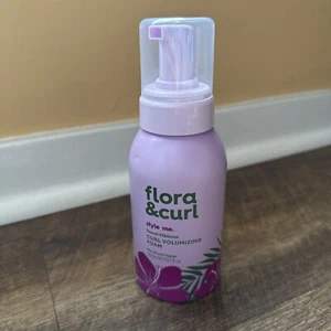 Flora & Curl Style Me ~Sweet Hibiscus~ Curl Volumizing Foam 10.1 Oz - Picture 1 of 3