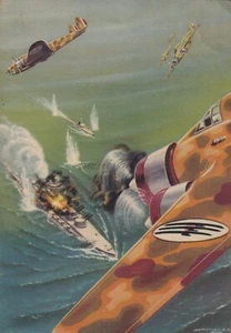 WWII - Luftwaffe - Berthelet 1941 Postkarte Luftfahrt Faschismus - Bild 1 von 2