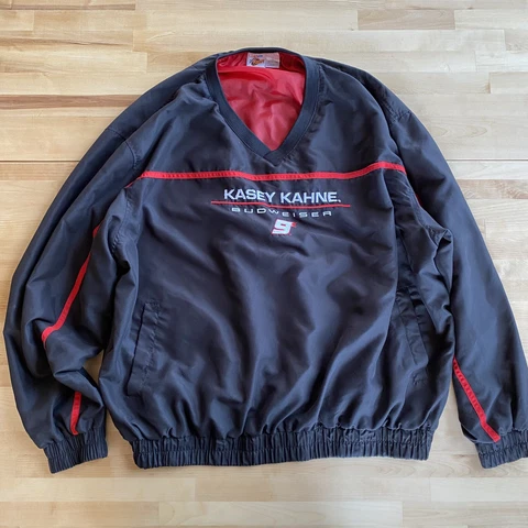 NASCAR Winners Circle, Kasey Kahne Budweiser #9 Racing Jacket Size Extra Large Cover
