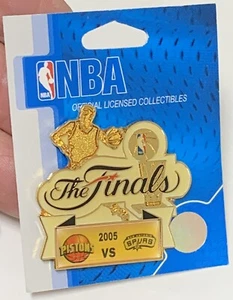Detroit Pistons Vs San Antonio Spurs Pin NBA Basketball 2005 Finals Aminco - Picture 1 of 3