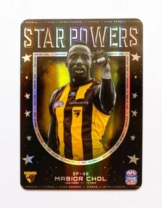 2025 AFL Teamcoach | Mabior Chol Star Powers Card #SP-48 Hawthorn Hawks - Picture 1 of 1