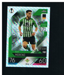 CARD TOPPS MATCH ATTAX 2022/23 VARIANT CR 11 ALEX MORENO REAL BETIS