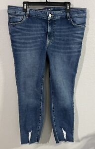 M Jeans By Maurices Women's Size 18W Regular Mid-Fit Ankle Jeans