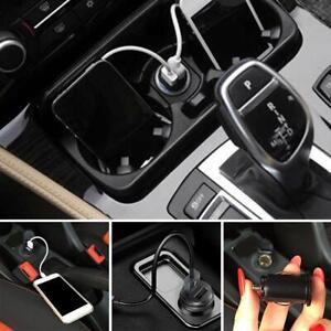 Car Charger Mini Dual-USB 12v Lighter Socket Adapter Charging Fast Plug G3A5