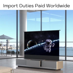 Smart Laser TV Cabinet - NIKOHOME Phantom 10 - Silver Fox - for 120 inch Screen - Picture 1 of 10