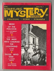 Startling Mystery Stories #7 (Winter 1967/68) Finlay[cvr] Price, Ernst, Derleth - Picture 1 of 3