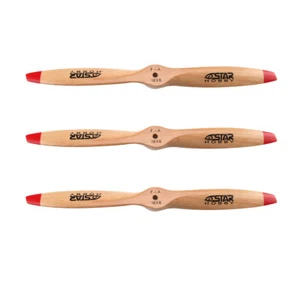 1 pieza CW 16x8 hélice de madera de haya 6 estrellas 2 hojas para avión de gasolina FM - Imagen 1 de 9