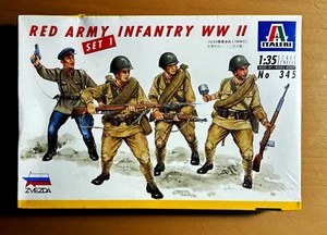 ITALERI 345 - RED ARMY INFANTRY WWII • SET 1 - 1/35 PLASTIC KIT SIGILLATO - Picture 1 of 2
