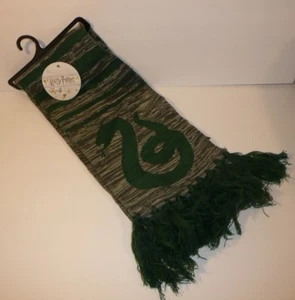 Slytherin - Harry Potter House Winter Jacquard Banner Scarf Green Grey Cosplay - Picture 1 of 8