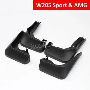 For 2015-2021 Mercedes C-Class Sport Sedan AMG W205 Mud Flap Splash Guard Fender - Picture 1 of 5