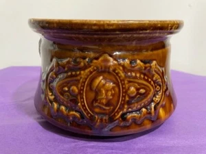 Bennington Pottery Spittoon medallion Cameo Bust - Picture 1 of 12