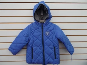 Chaqueta de punto acolchada púrpura OshKosh B'gosh para niños pequeños y niñas talla 2T - 6X - Imagen 1 de 3