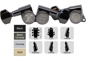 Custom Personalized Laser Marked Locking Tuning Machines Pre-Configured Set - Afbeelding 1 van 7