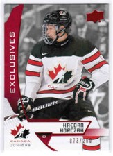 2019 UD TEAM CANADA JUNIORS/WOMEN/ALUMNI EXCLUSIVES CARDS 1-100 U-Pick From List