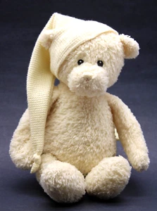 Gund Nighty Night Teddybär musikalische Bewegung Brahms Wiegenlied Kopf bewegt sich leicht - Bild 1 von 8