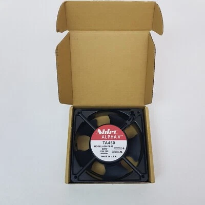 Ventilador de refrigeración original Nidec 230V Alpha V TA450 modelo A28678-10 12038 hecho en EE. UU. Foto 1 de 4