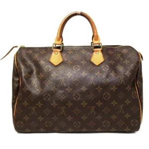 Louis Vuitton Boston Bag M41524 Monogram Speedy 35 Brown Used Grade: A - Picture 1 of 5