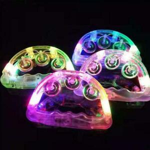 Blinkendes Tambourin LED Light Up sensorisches Spielzeug für Kind Konzertlicht Musical