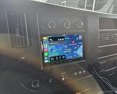 For 2019-2024 Chevrolet Express Android 13 Radio GPS Stereo Bluetooth CarPlay FM - Image 1 of 4