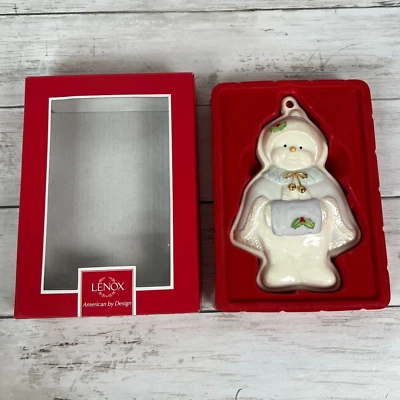LENOX Mrs Muñeco de Nieve #840116 Molde de Galletas Adorno 6" Árbol de Navidad Decoración de Vacaciones Foto 1 de 4