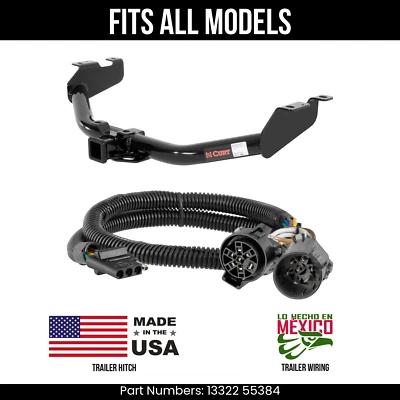 Enganche de remolque para GMC Sierra 1500 03-06 + cableado de 4 vías para todos los modelos remolque de corte Foto 1 de 4