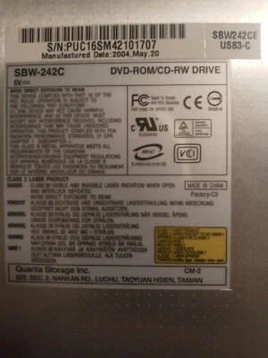 Quanta Storage SBW-242C Internal CD/DVD Rewritable Optical Drive - Image 1 of 2